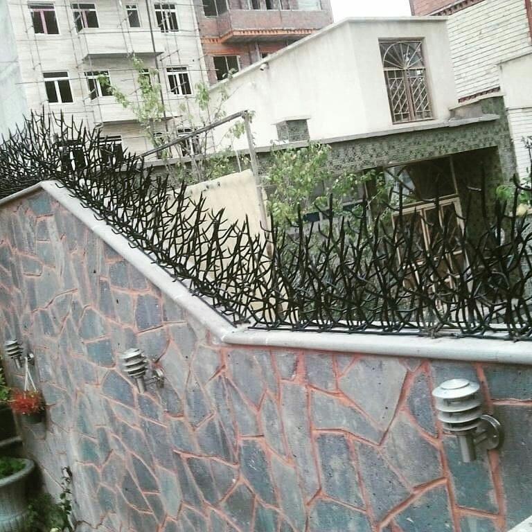 میلگردهای طولی و افقی در ساخت حفاظ شاخ گوزنی