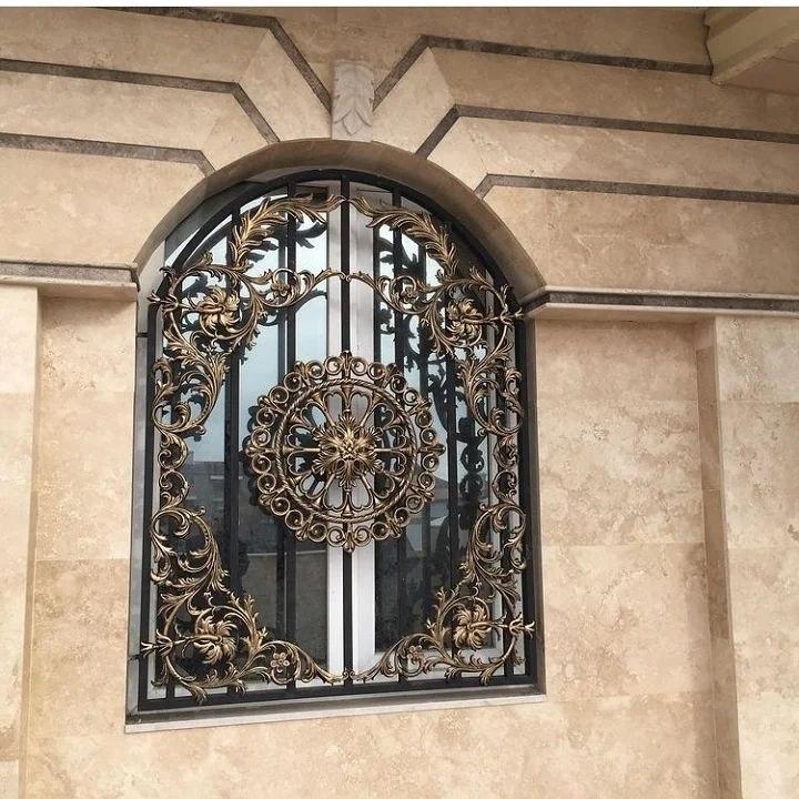 حفاظ پنجره فرفورژه با طرح مدرن