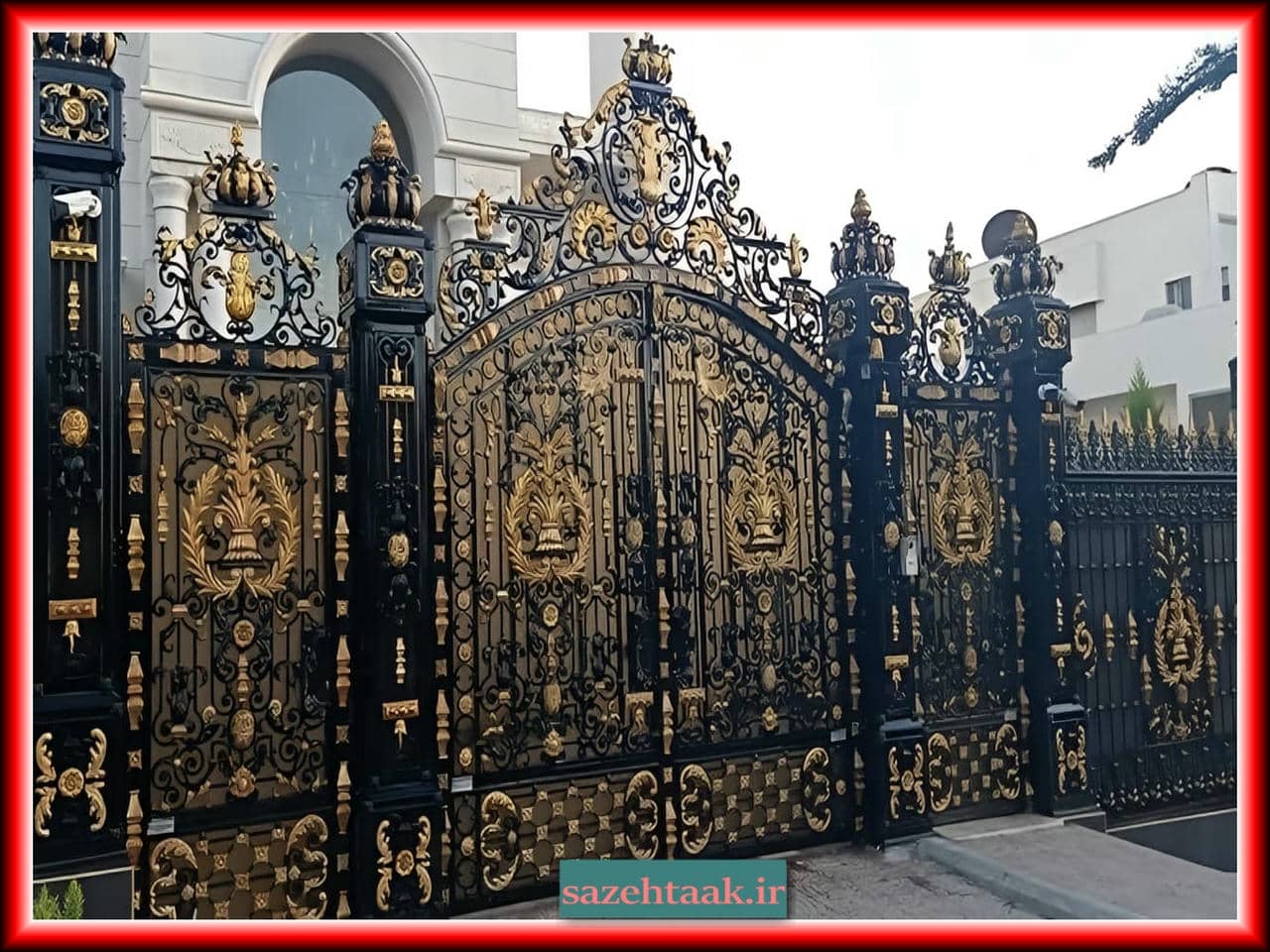 راهنمای انتخاب درب حیاط ویلایی فرفورژه برای زیبایی و امنیت