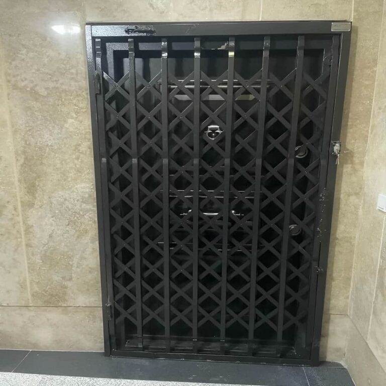حفاظ آکاردئونی تمام گل دوبل چهار جداره فولادی