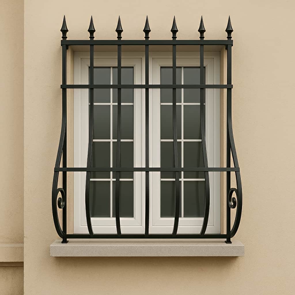 حفاظ پنجره نیزه ای قوس دار کلاسیک
