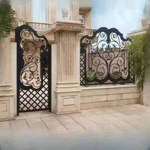 درب فلزی ارغوان کلاسیک لوکس