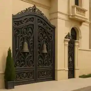 درب فلزی زنگوله لوکس ویلایی