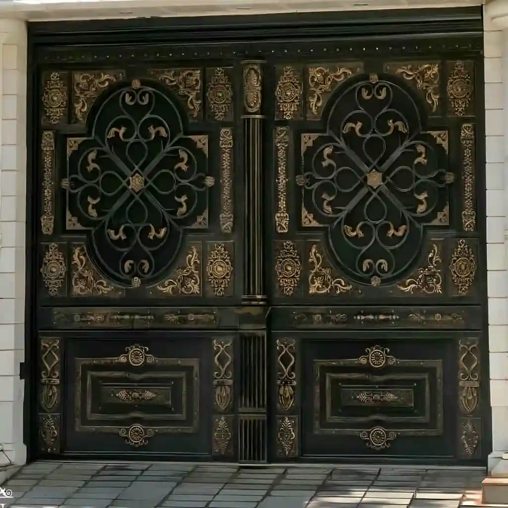 فروش درب پارکینگ فرفورژه جدید