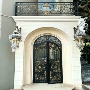 درب فلزی شیک ورودی ساختمان