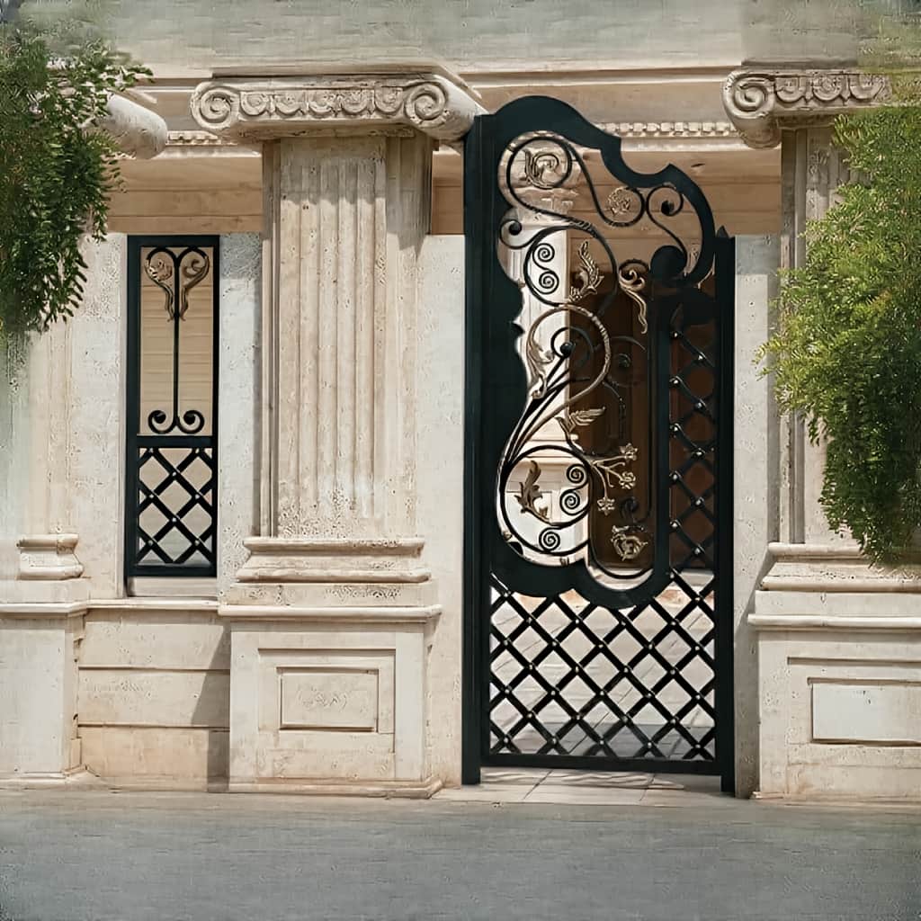 کارخانه تولید درب فلزی ارغوان فرفورژه