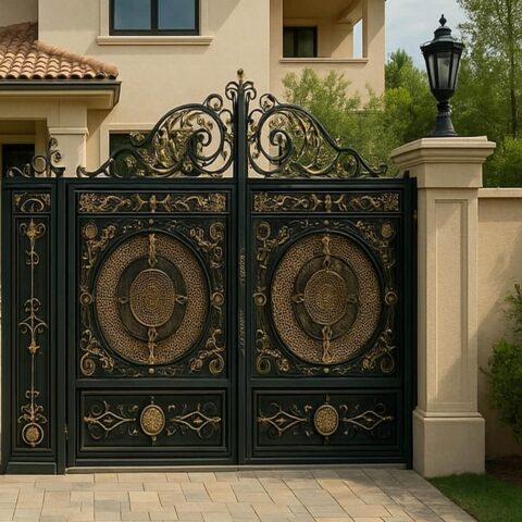 درب فلزی ارکیده کلاسیک لوکس