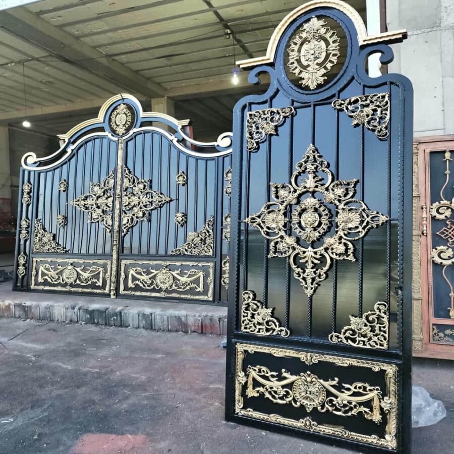 درب فلزی صدفی ورودی کلاسیک