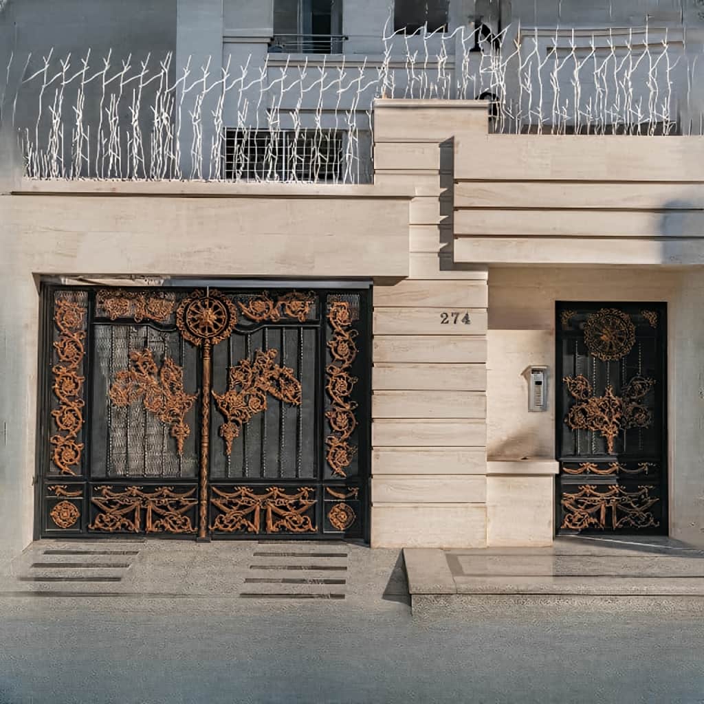 درب فلزی لادن