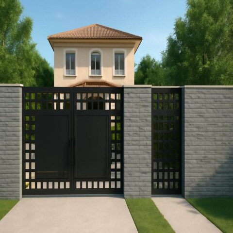 درب مدرن کوآدرا ویلایی مینیمال