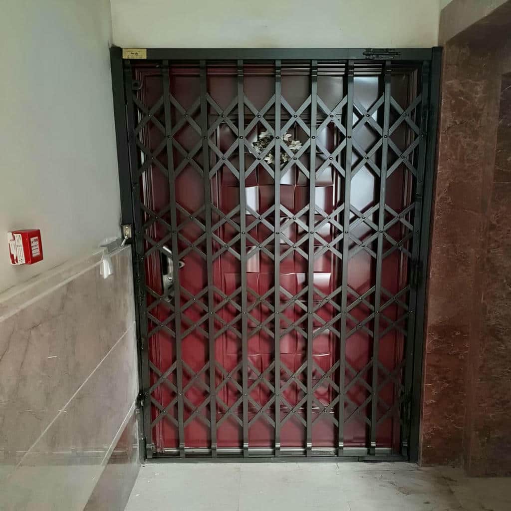 قیمت درب آکاردئونی ضدسرقت حفاظ پشت درب در بابل