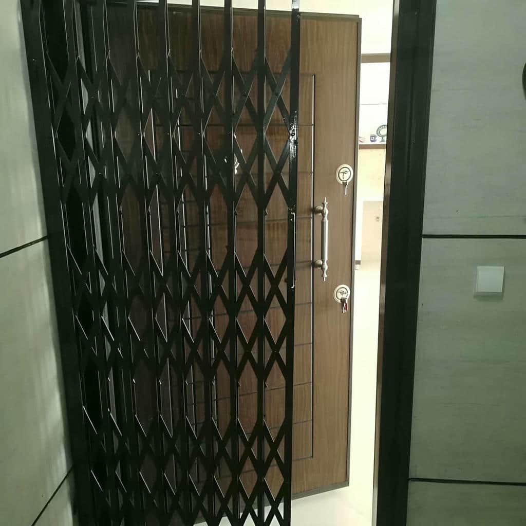 قیمت درب آکاردئونی ضدسرقت پروژه ویلایی در شهریار