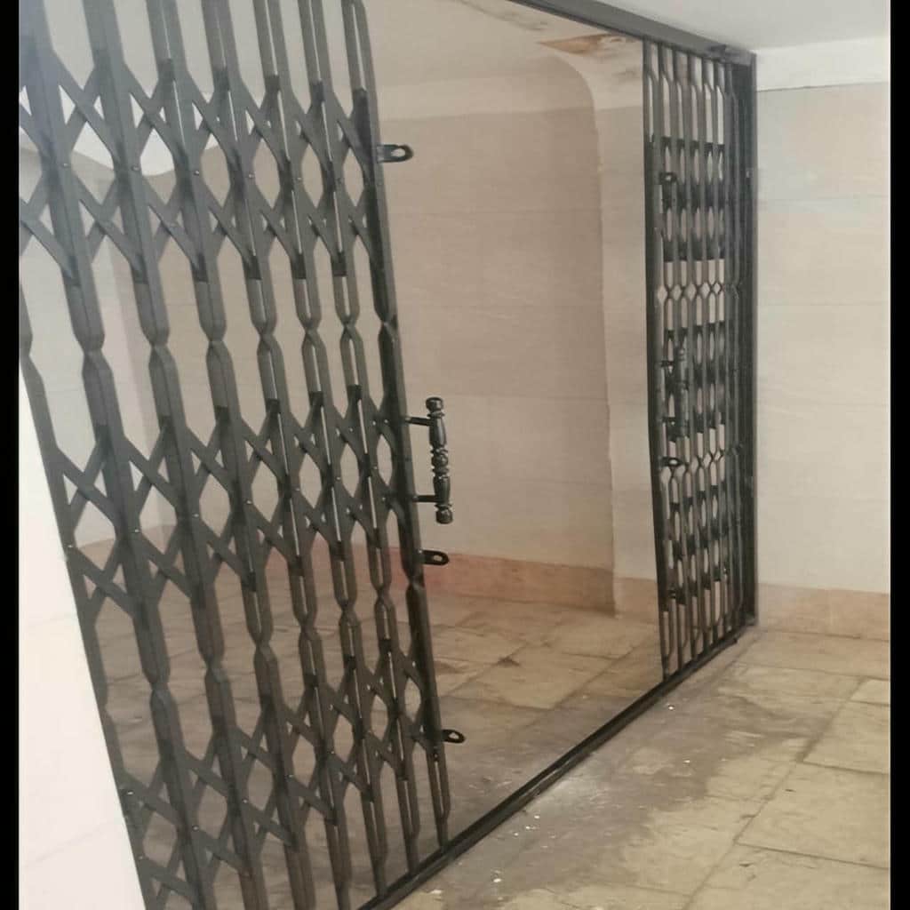 خرید درب آکاردئونی ضدسرقت پروفیل صنعتی در اشتهارد