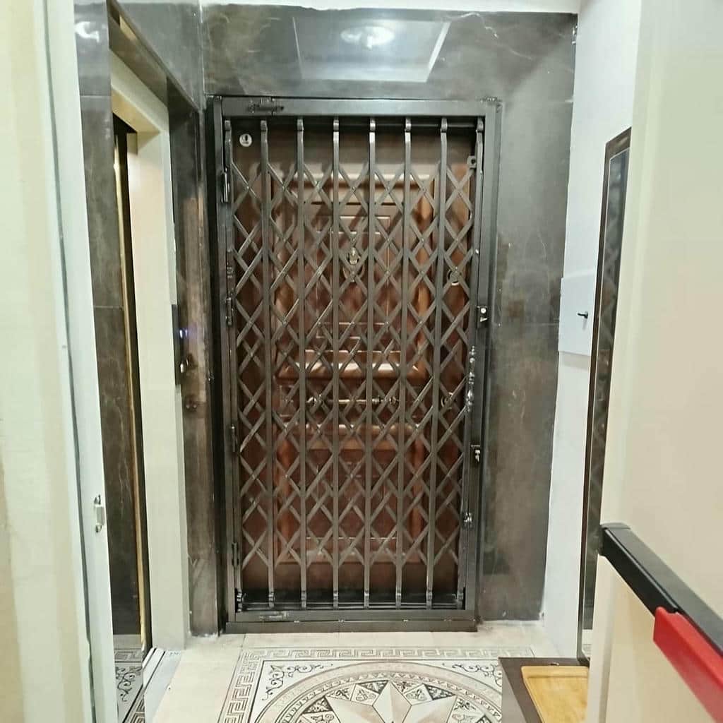 خرید درب آکاردئونی ضدسرقت پروفیل ضخیم در پرند