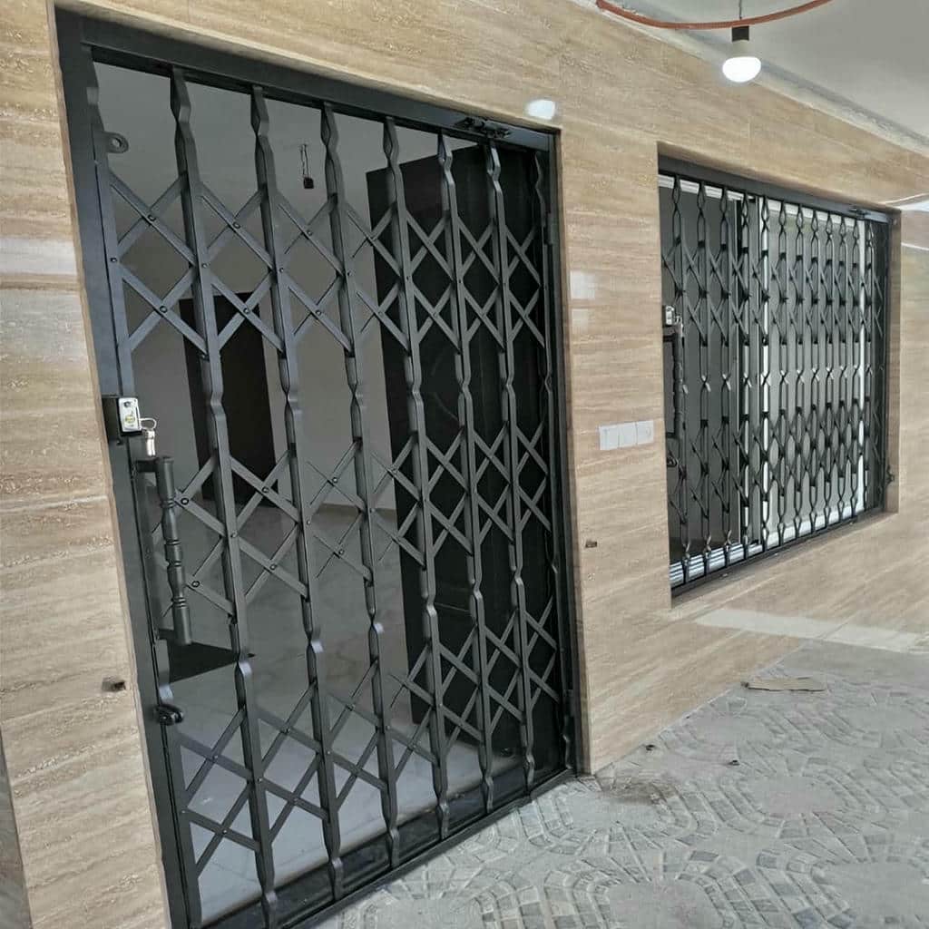 درب آکاردئونی ضدسرقت در فیروزکوه
