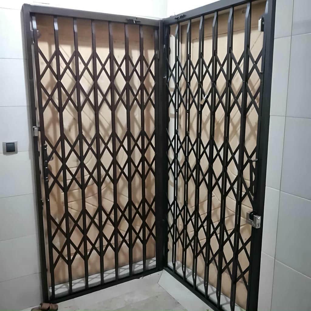 درب آکاردئونی ضدسرقت در گرگان