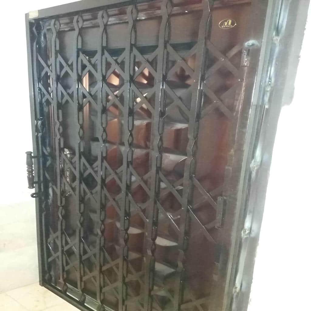 فروش درب آکاردئونی ضدسرقت قفل مقاوم در استان گیلان