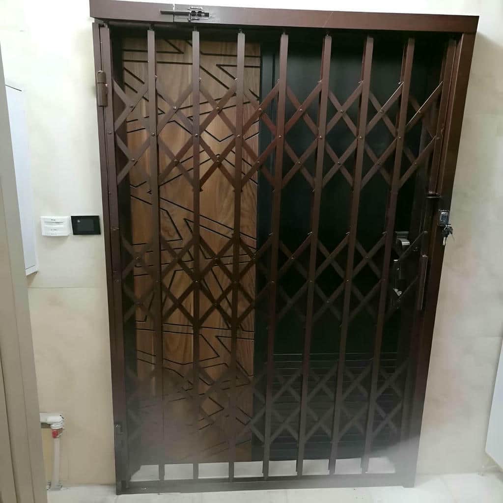 نصب درب آکاردئونی ضدسرقت پروفیل مقاوم در پردیس