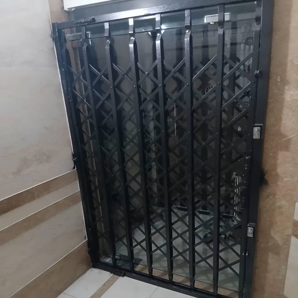 فروش درب آکاردئونی ضدسرقت اندازه‌گیری دقیق در اشتهارد