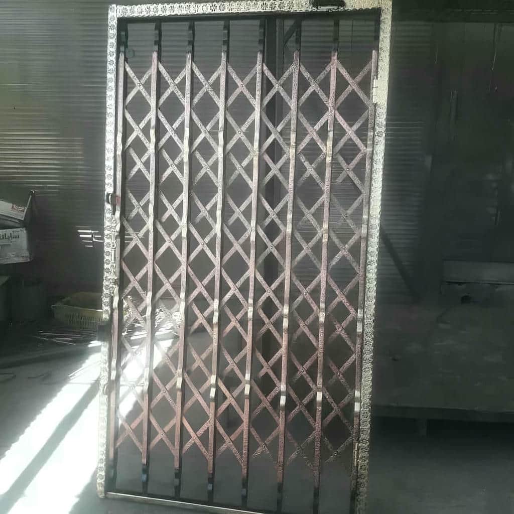 قیمت درب آکاردئونی ضدسرقت پارکینگ داخلی در پردیس
