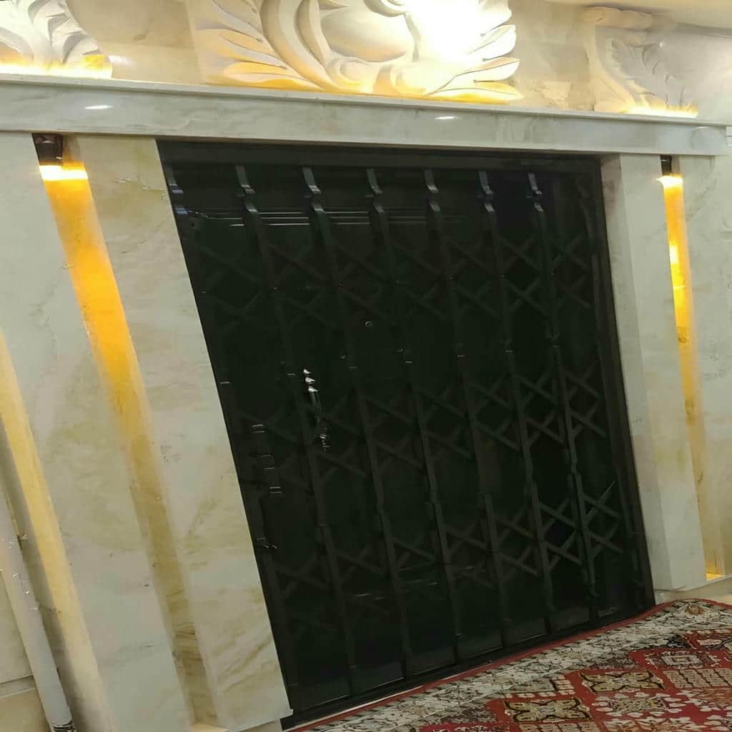 فروش درب آکاردئونی ضدسرقت حرکت روان در باغ عباس‌آباد