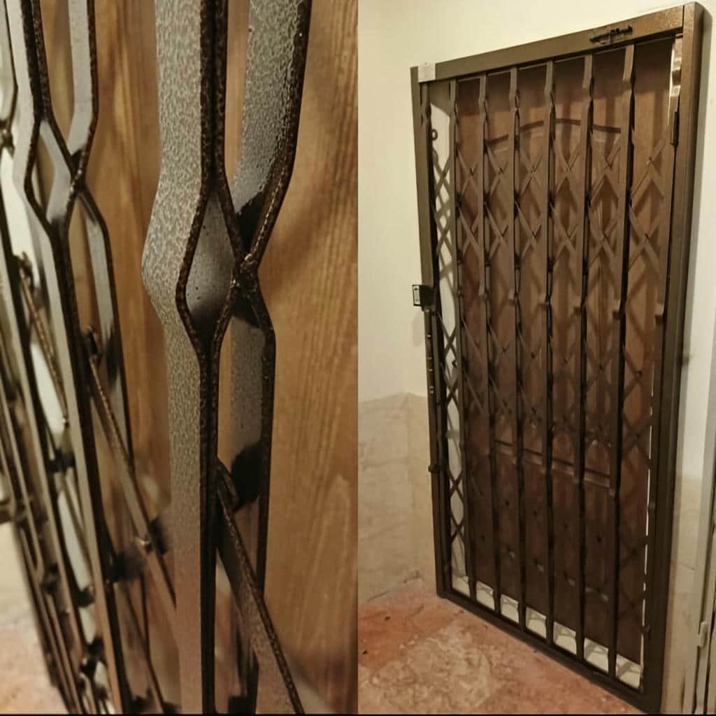 درب آکاردئونی ضدسرقت در قشم