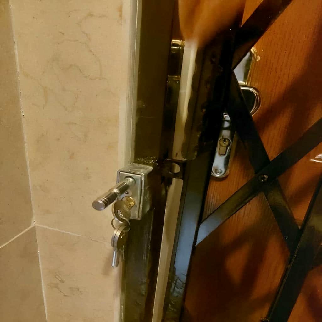 خرید درب آکاردئونی ضدسرقت ضخامت پروفیل در کیش