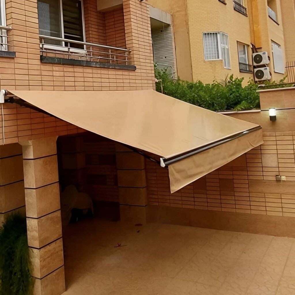 نصب سایبان برقی اتوماتیک ضدآفتاب در بوشهر