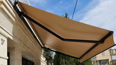 سایبان برقی اتوماتیک در پردیس
