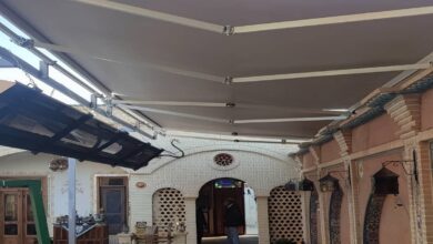 سایبان برقی اتوماتیک در آبادان