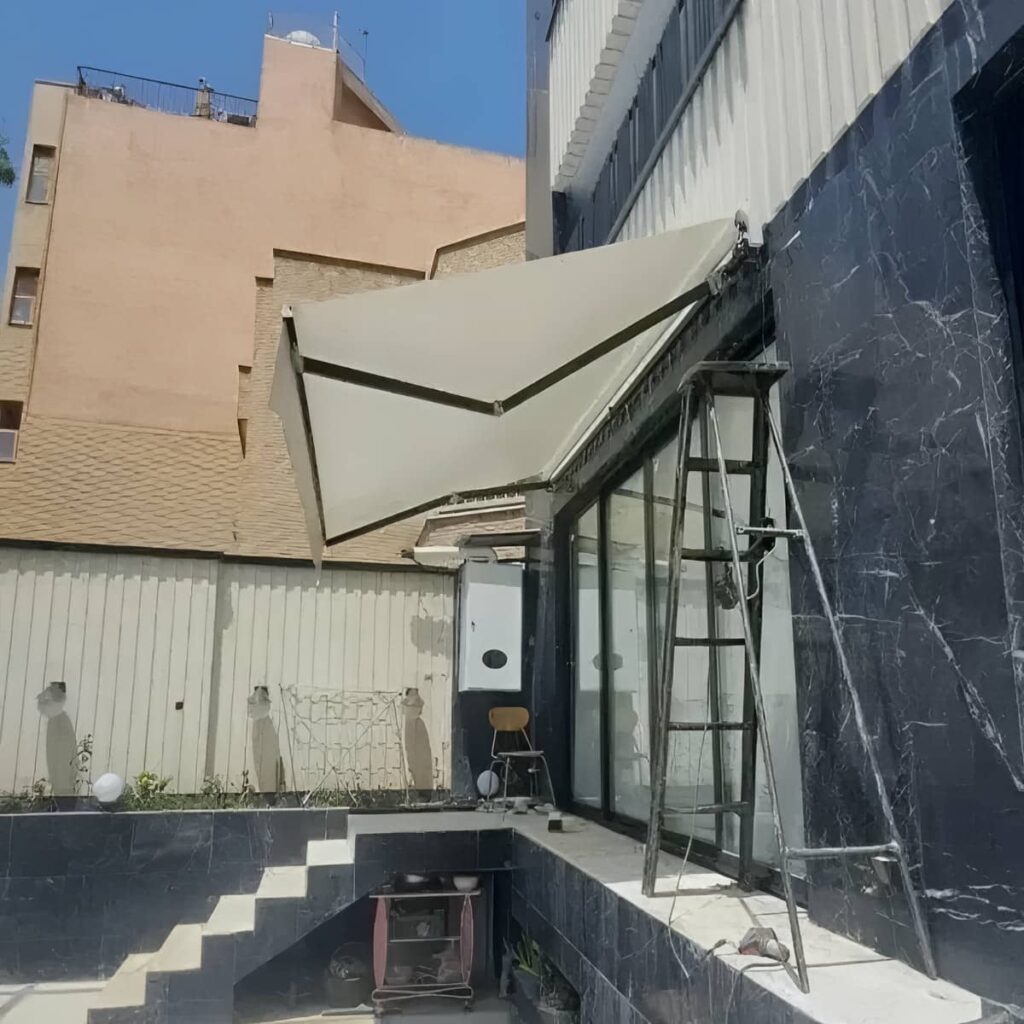 سایبان برقی اتوماتیک در کرمانشاه
