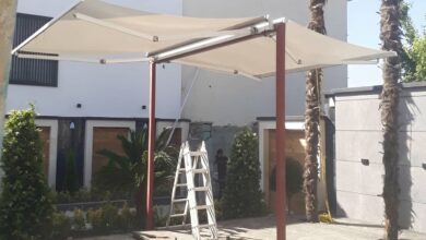 سایبان برقی اتوماتیک در گرگان