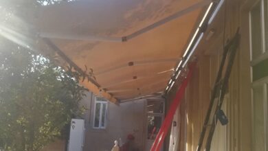 سایبان برقی اتوماتیک در ساری