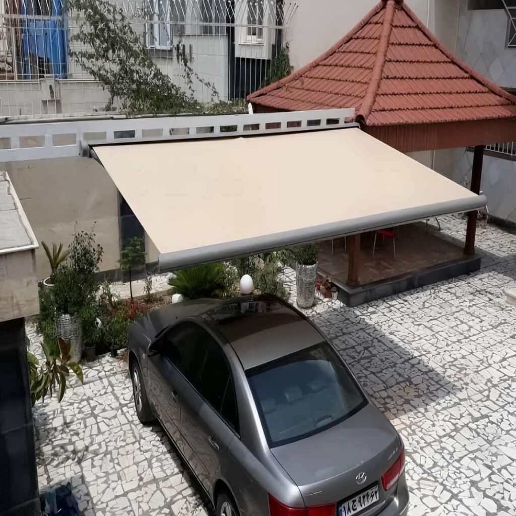 نصب سایبان برقی اتوماتیک سازه مقاوم در تبریز