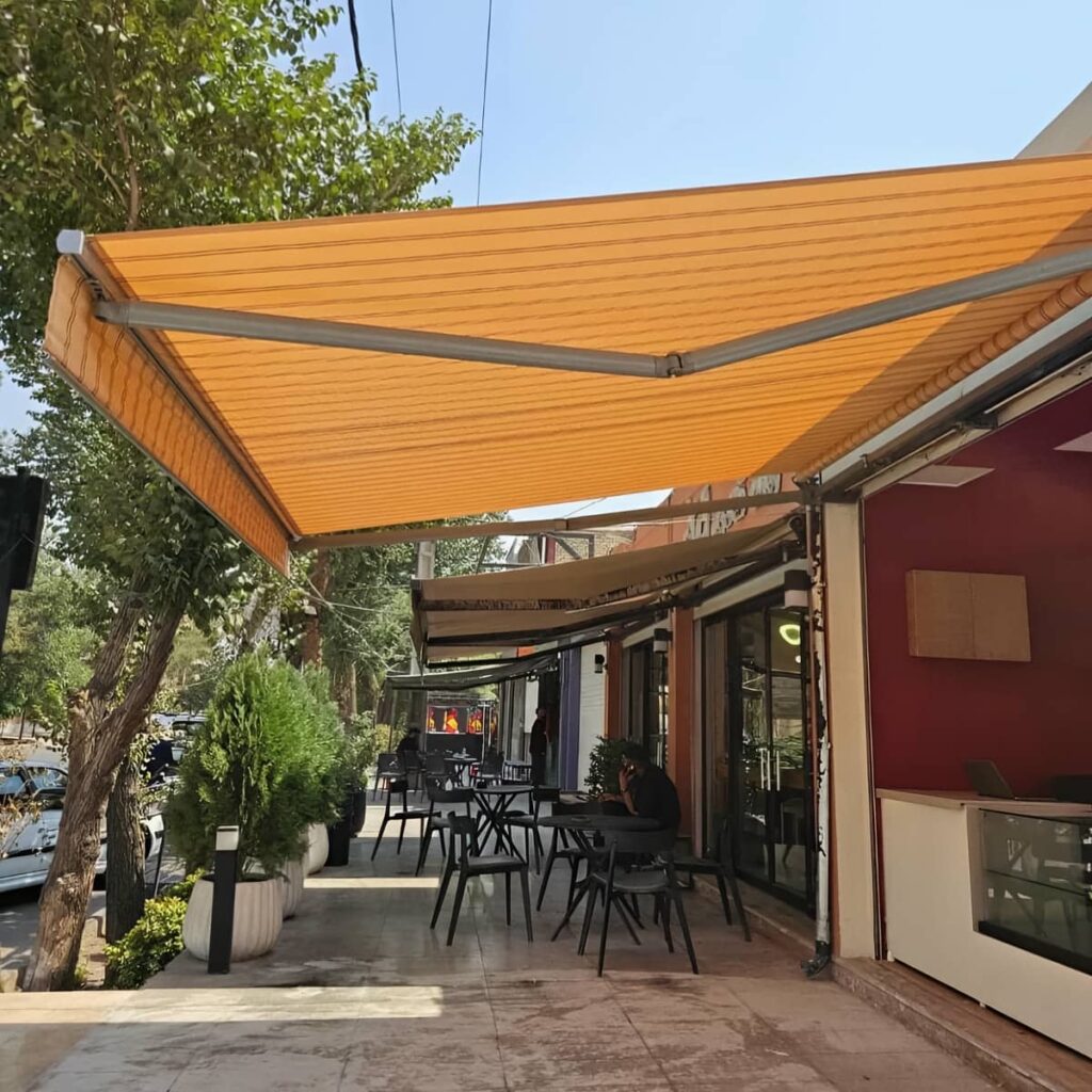 سایبان برقی اتوماتیک در چالوس
