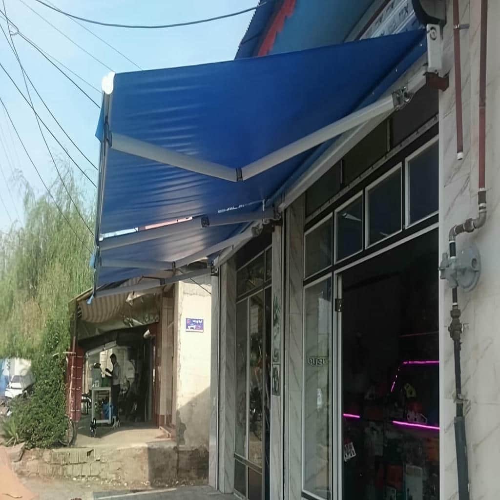 نصب سایبان برقی اتوماتیک مقاوم در اندیشه