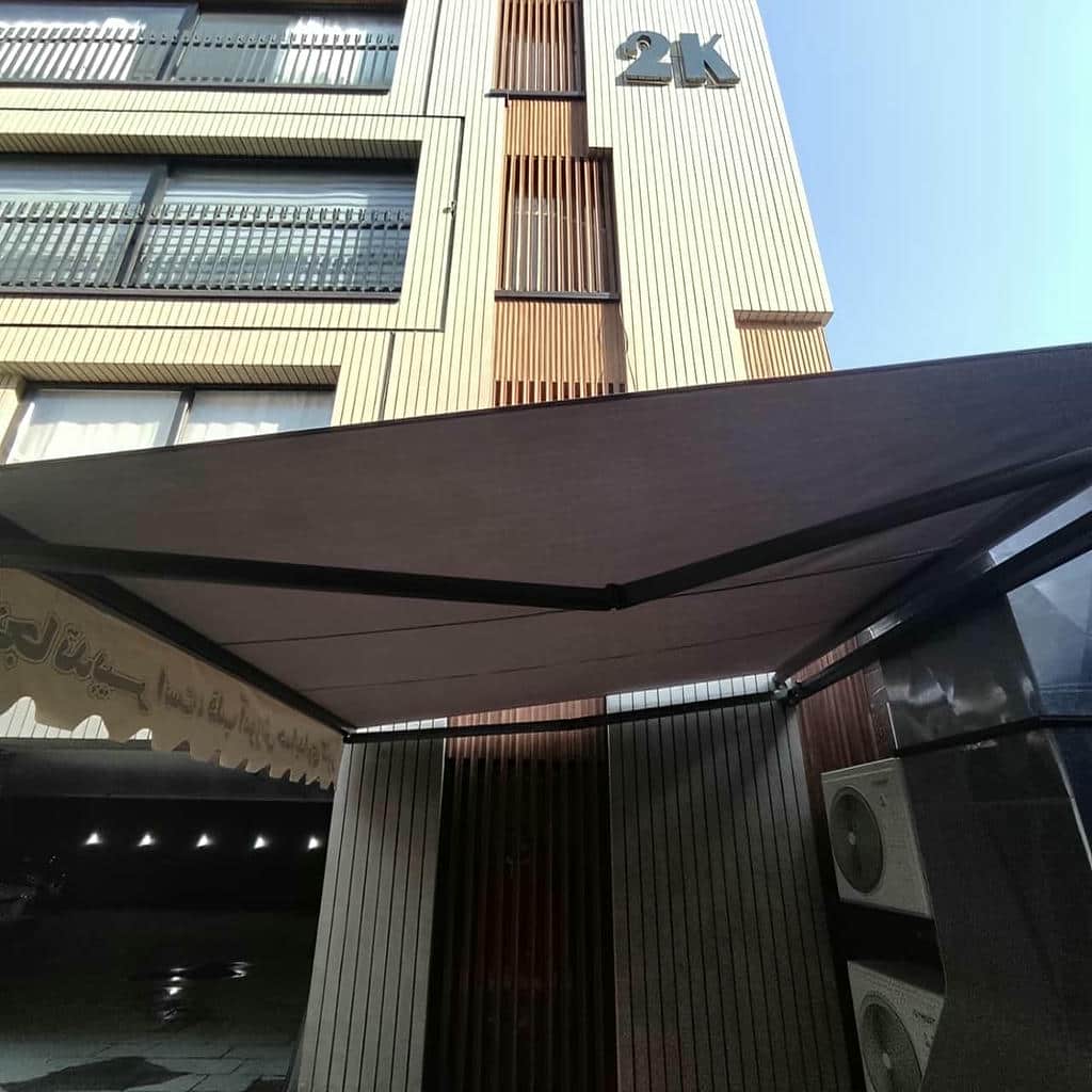 خرید سایبان برقی اتوماتیک بازویی در بجنورد