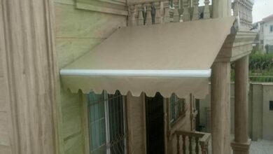 سایبان برقی اتوماتیک در بندر انزلی