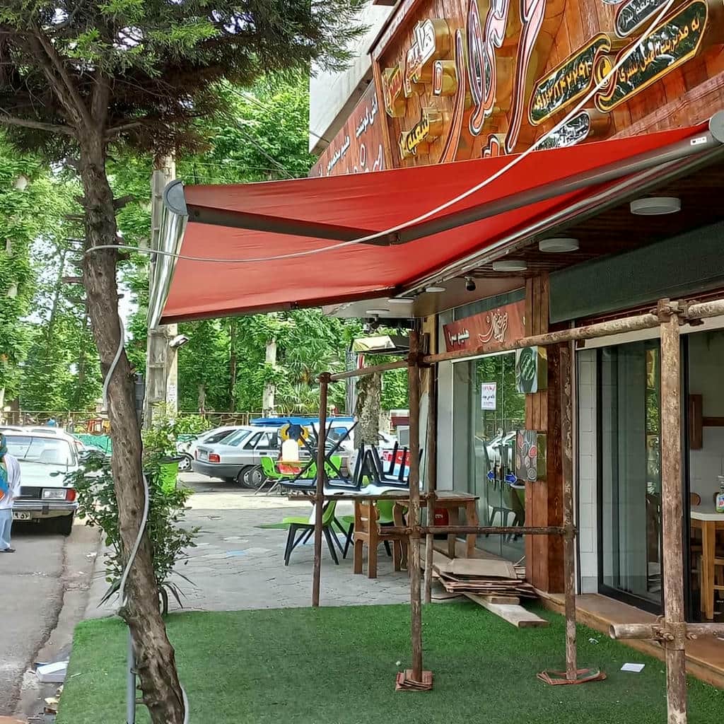 قیمت سایبان برقی اتوماتیک طراحی مدرن در استان خوزستان