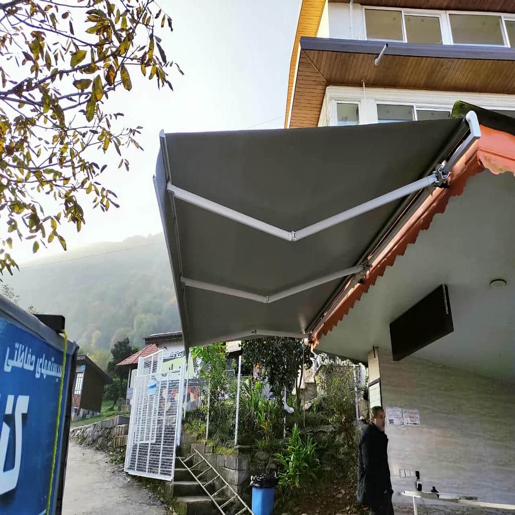خرید سایبان برقی اتوماتیک بازویی در گرگان