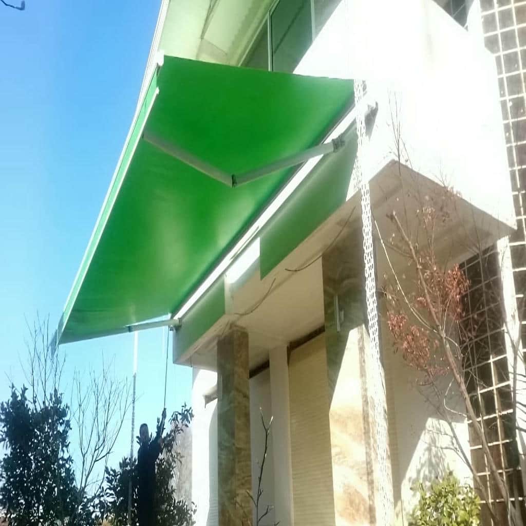 نصب سایبان برقی اتوماتیک دهانه در گرگان