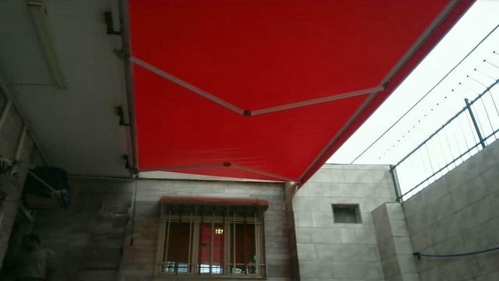 خرید سایبان برقی اتوماتیک بازویی در رفسنجان