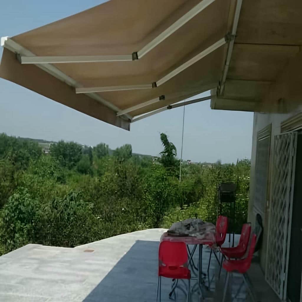 سایبان برقی اتوماتیک در قزوین
