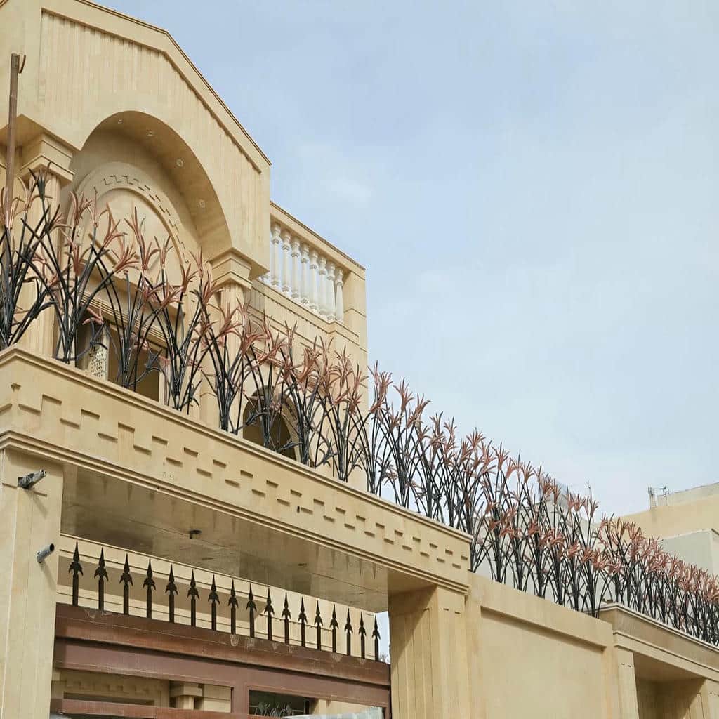 نصب حفاظ شاخ گوزنی رنگ مقاوم در بندر انزلی