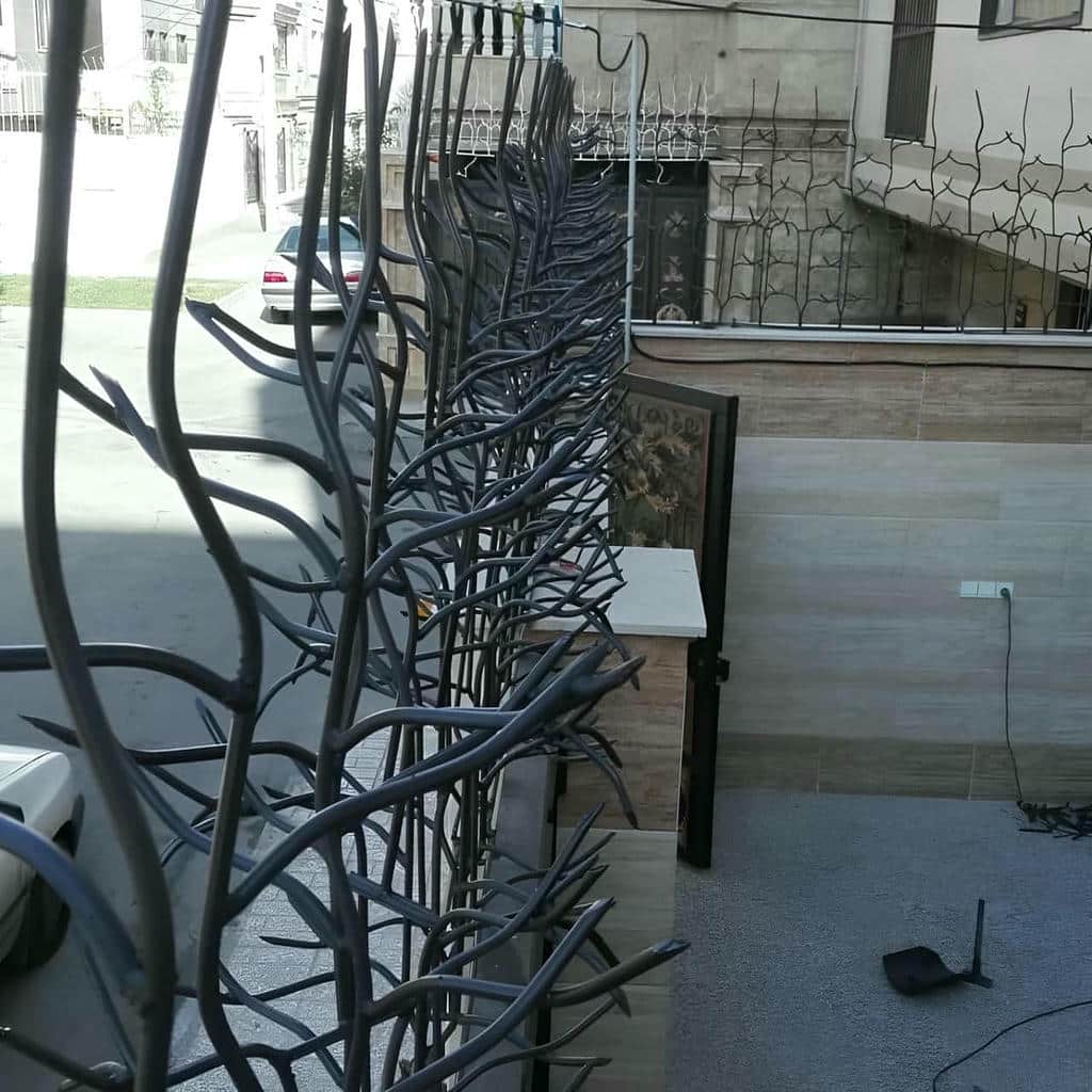 نصب حفاظ شاخ گوزنی رنگ مقاوم در یاسوج