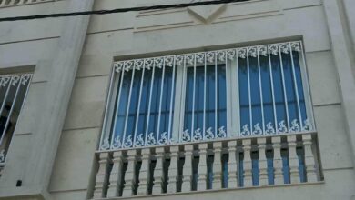حفاظ پنجره نرده فلزی در فشم