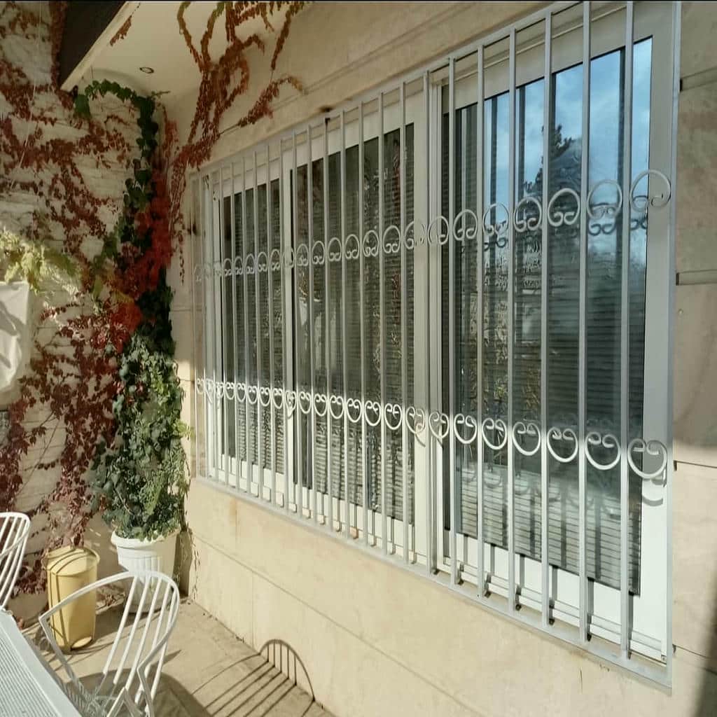 فروش حفاظ پنجره نرده فلزی رنگ ضدزنگ در قزوین