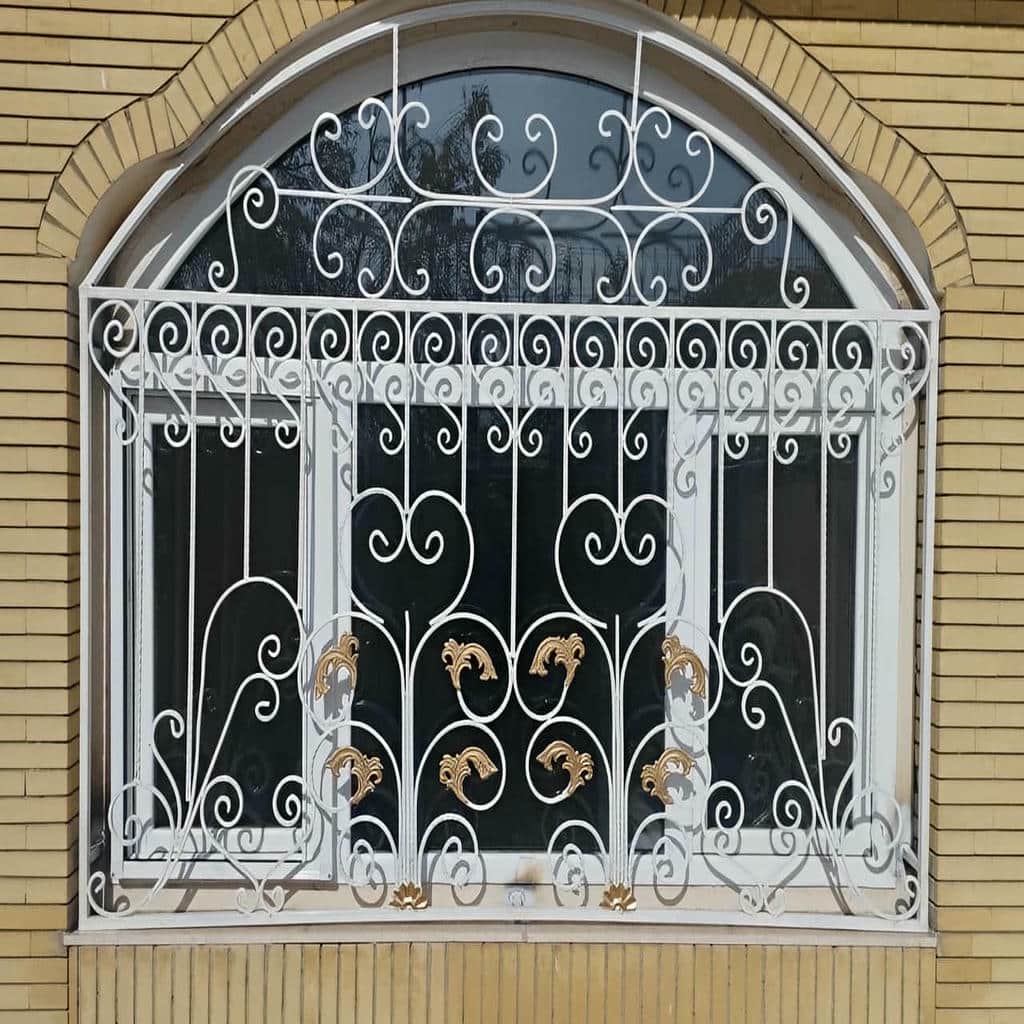 قیمت حفاظ پنجره نرده فلزی فرفورژه کلاسیک در بیرجند