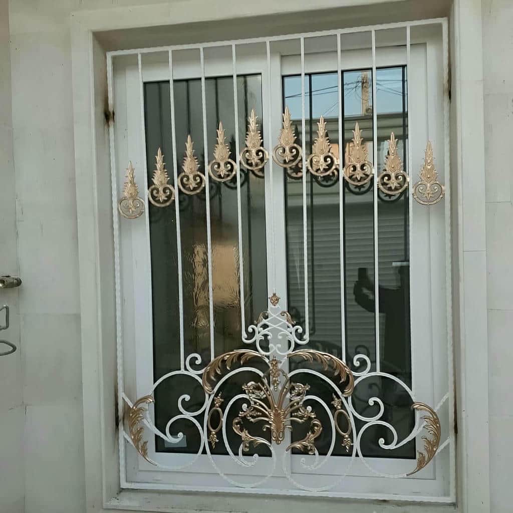 کارخانه حفاظ پنجره نرده فلزی رنگ ضدزنگ در آبادان