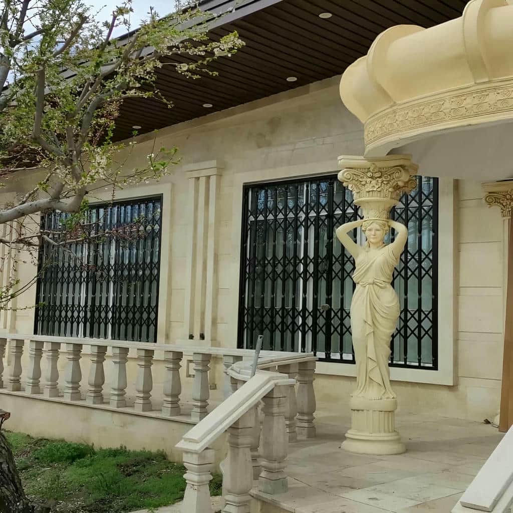 خرید حفاظ پنجره نرده فلزی ساده در تبریز